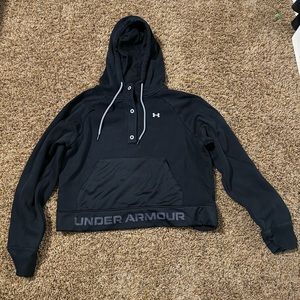 Under Armour Cropped Hooded Sweatshirt - M